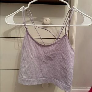 Lavender Crop Top